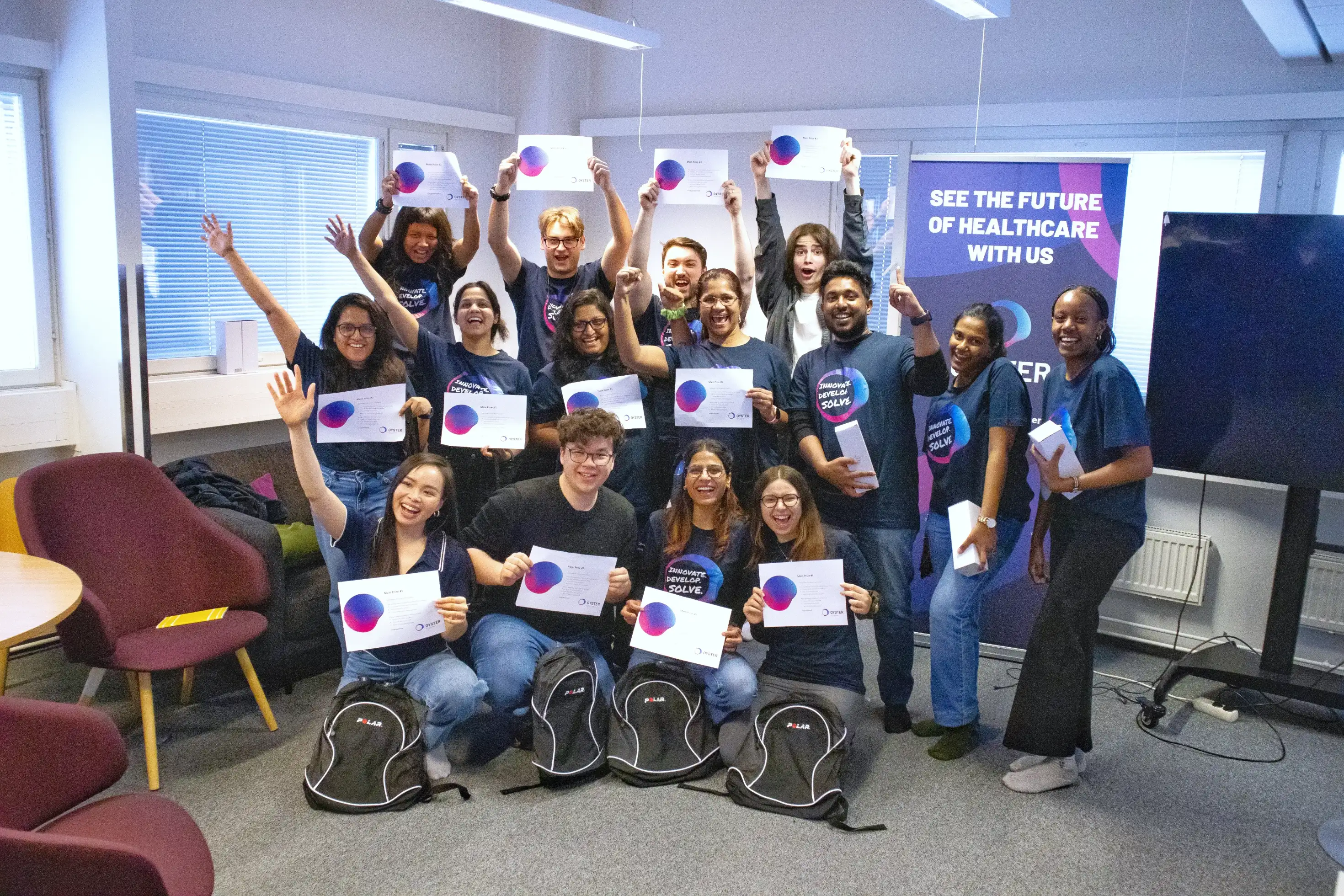 OYSTER Hack4Health – Best Pitch Award 4