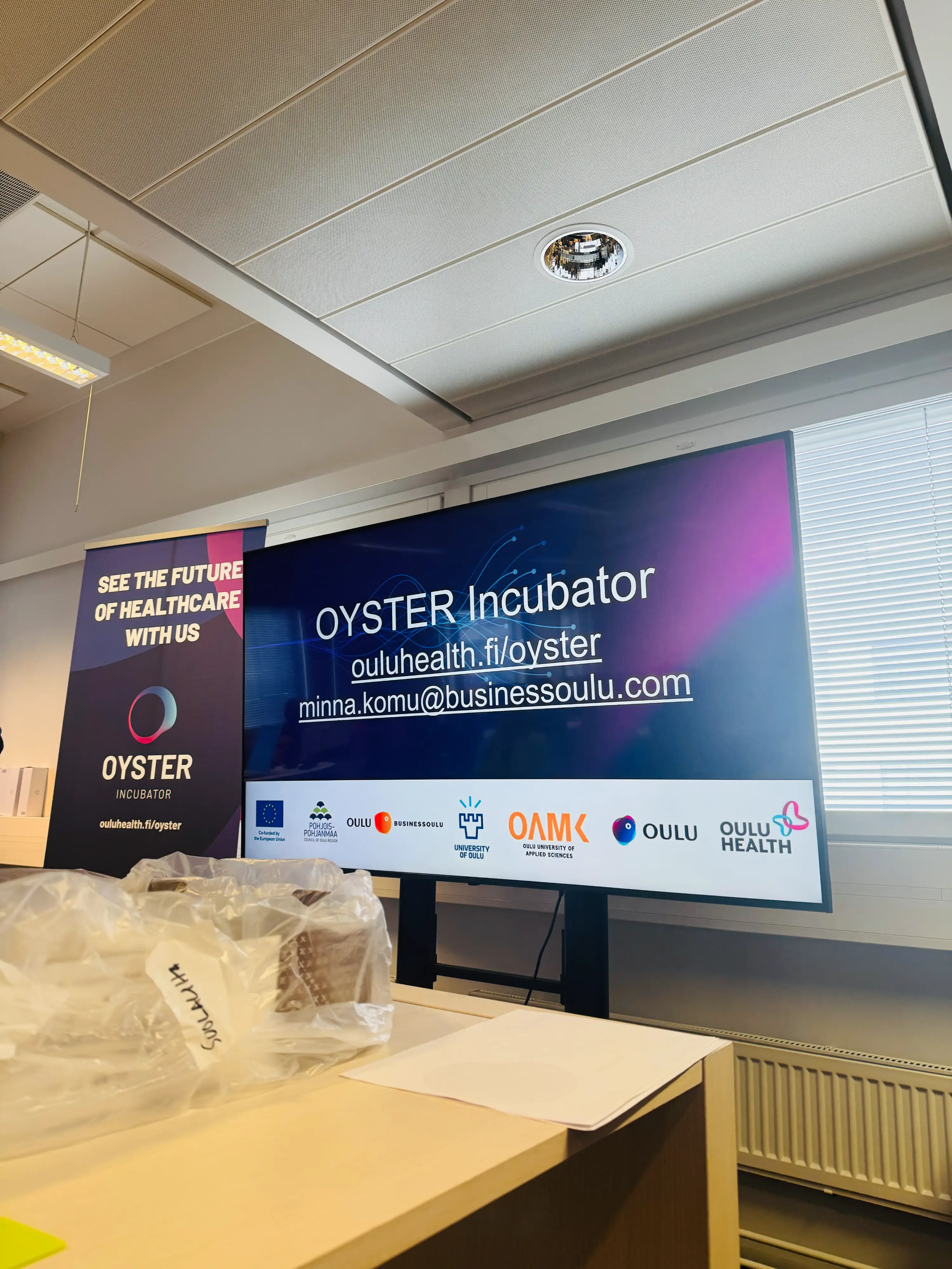OYSTER Hack4Health – Best Pitch Award 6