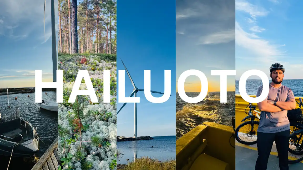 Cycling to Hailuoto