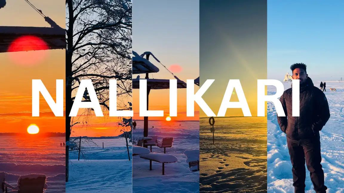 Frozen Sea Walk at Nallikari