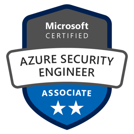 Microsoft Certified Azure Security Engineer Associate (AZ-500) certification badge